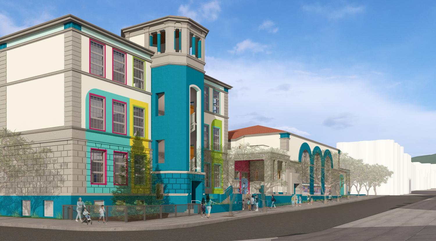 Exterior view from 23rd Street at Buena Vista Horace Mann