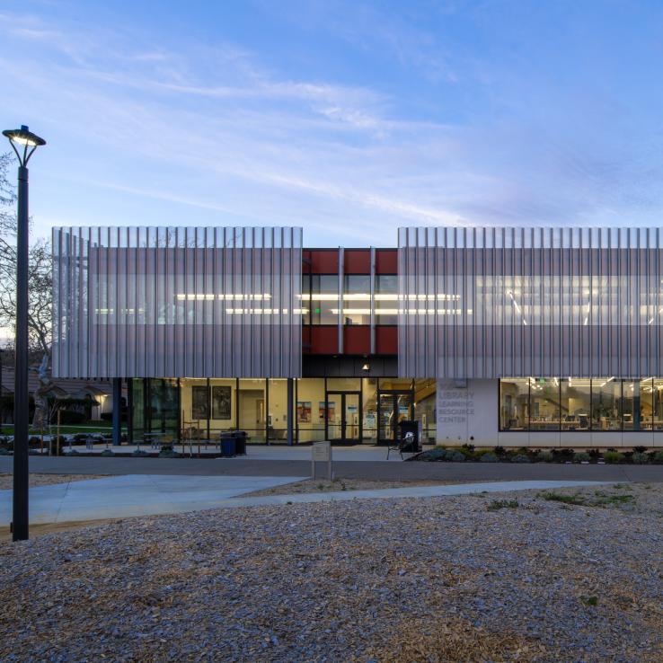 Solano College Library and Learning Resource Center exterior elevation